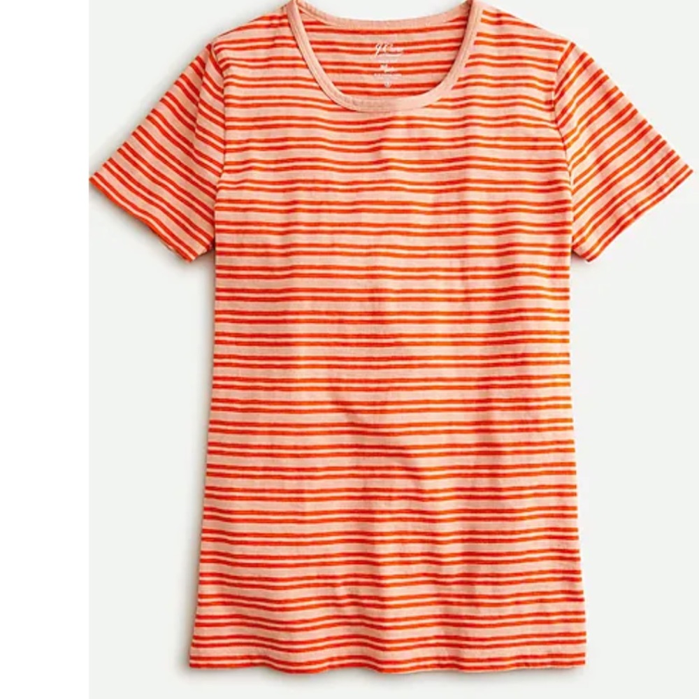 J. Crew Painter fitted crewneck t-shirt in stripe, size S, NWT